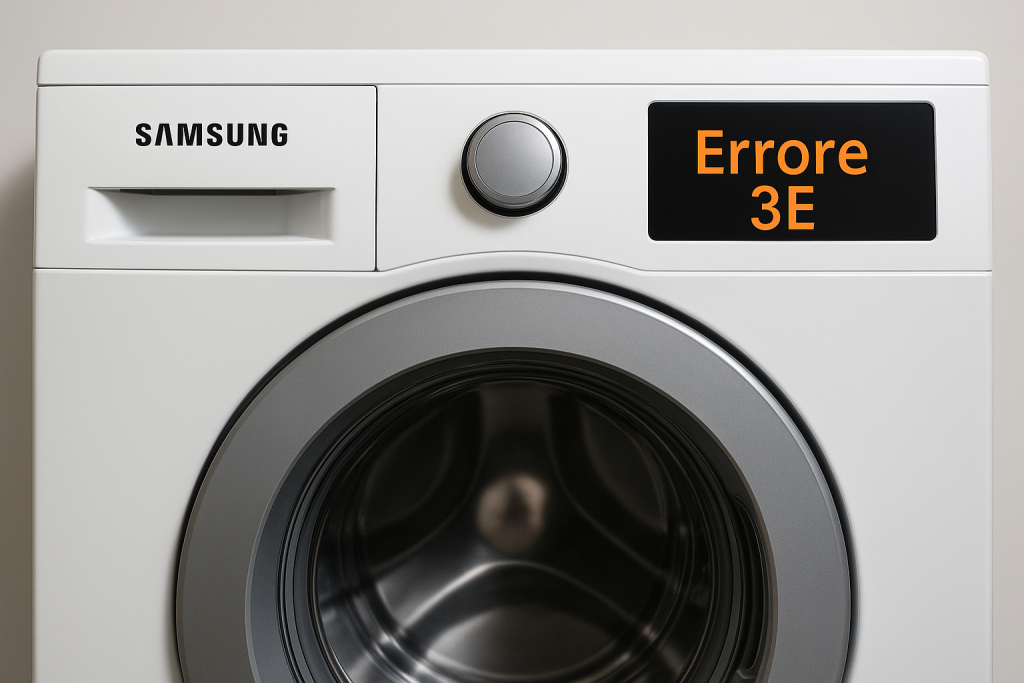 errore 3E lavatrice Samsung