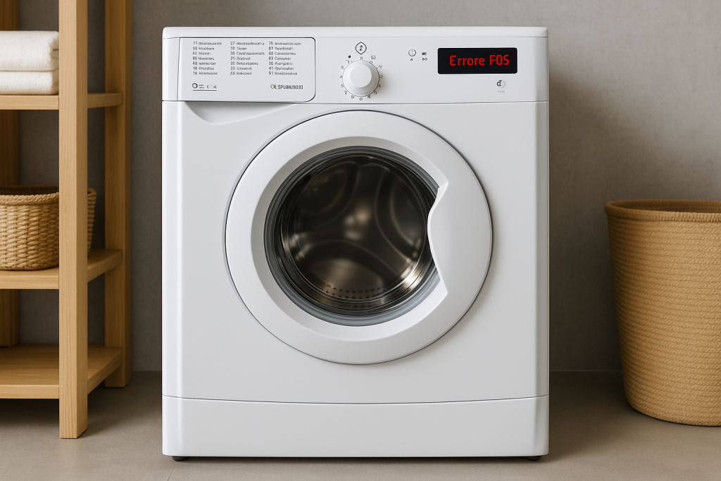 errore F05 lavatrice Indesit
