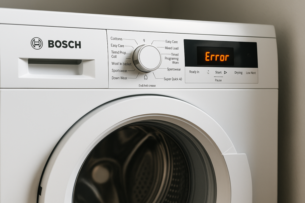 errore asciugatrice Bosch