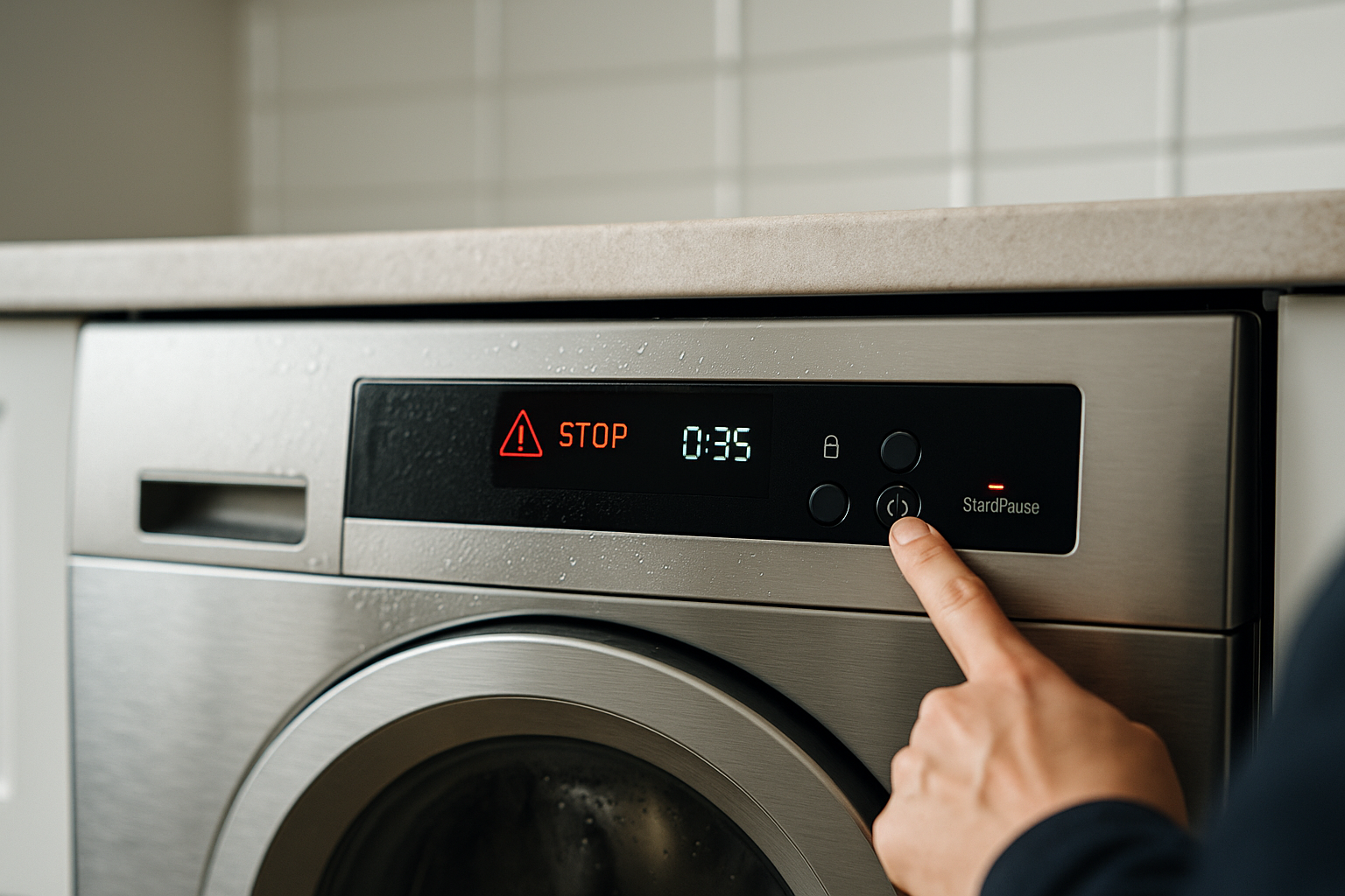 lavastoviglie si blocca durante il lavaggio