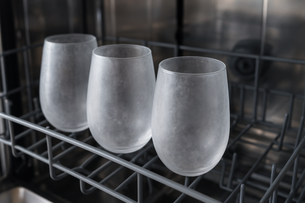 lavastoviglie non lava bene bicchieri opachi