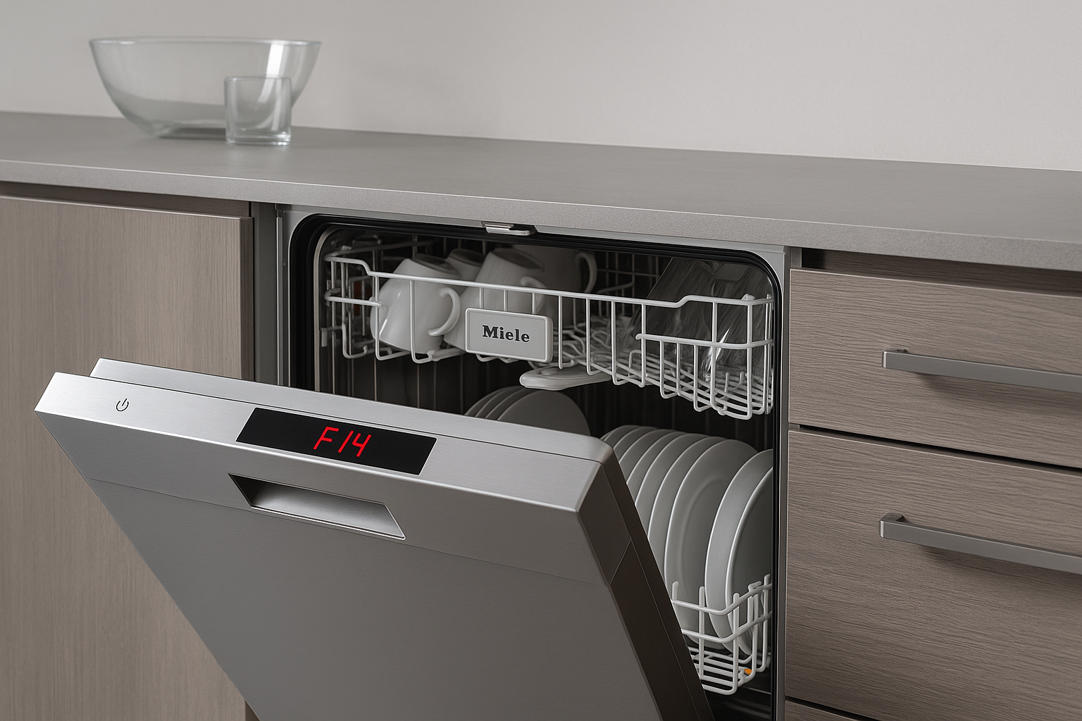 errore F14 lavastoviglie Miele