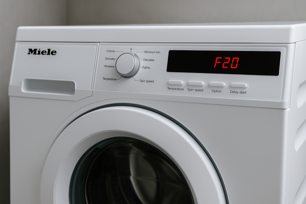 lavatrice Miele errore F20