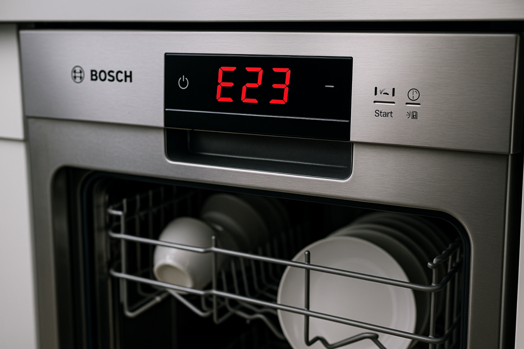lavastoviglie Bosch errore E23