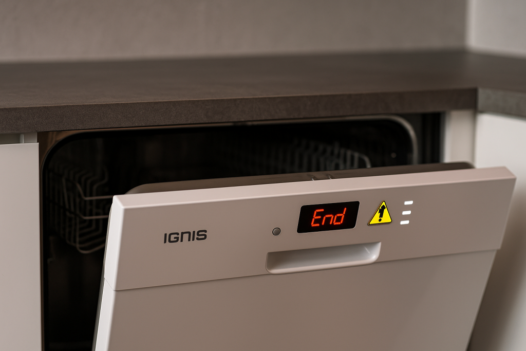 lavastoviglie Ignis lampeggia e suona