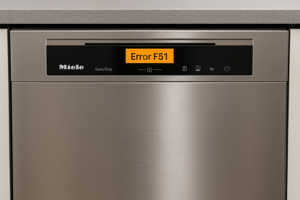 errore F51 lavastoviglie Miele
