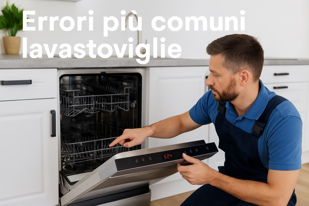 Errori più comuni lavastoviglie